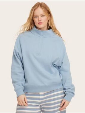 Parke x Target Snap Mockneck Popover Sweatshirt